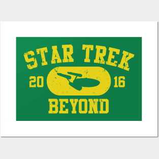 STAR TREK BEYOND VINTAGE TEE T-SHIRT (Enterprise) Posters and Art